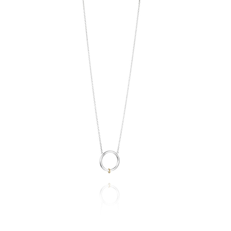 Efva Attling - 101 Necklace - Halssmykke i sølv og gult gull