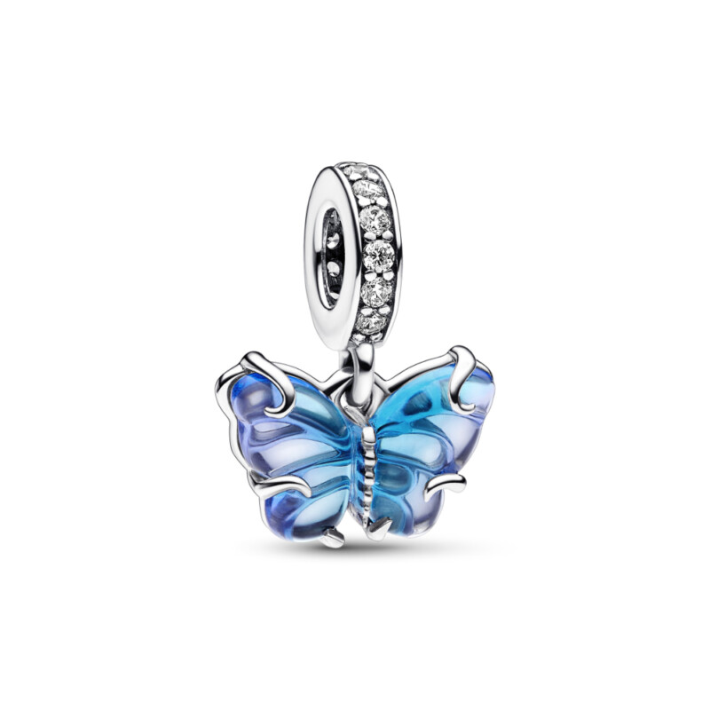 Pandora - Blue Murano Glass Butterfly