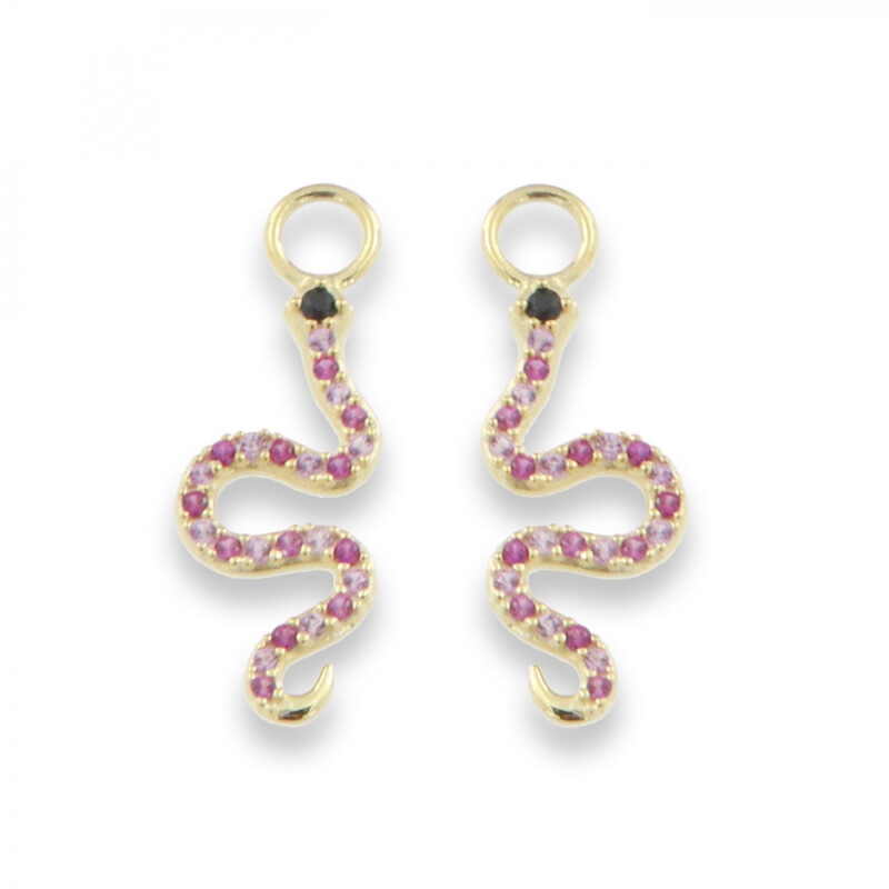 Charlotte Strømmen Jewellery - Snakes Pink - Charm