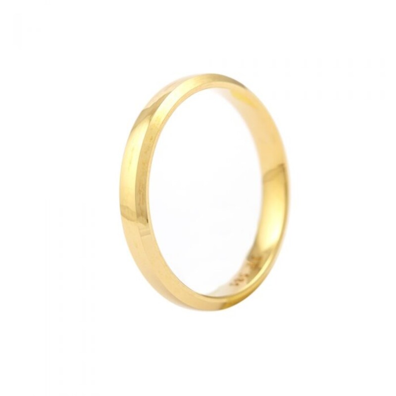 Engen Classic - Giftering/forlovelsesring i gult gull - 3 mm
