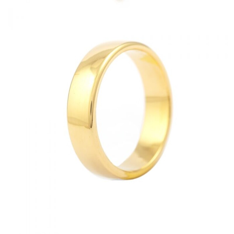 Engen Classic - Giftering/forlovelsesring i gult gull - 5 mm