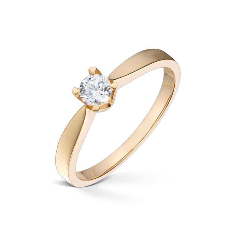 Engen Classic Diamonds – Enstens Diamantring – 0,20 CT TW/SI