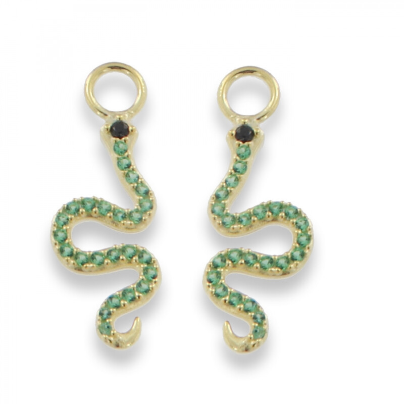 Charlotte Strømmen Jewellery - Snakes Green - Charm