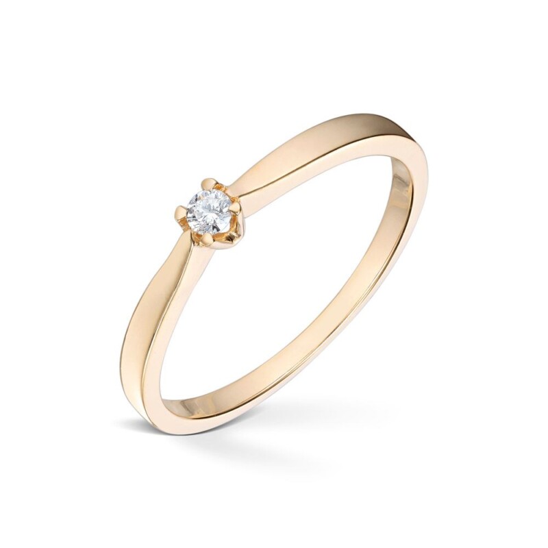 Engen Classic Diamonds – Enstens Diamantring – 0,05 CT TW/SI